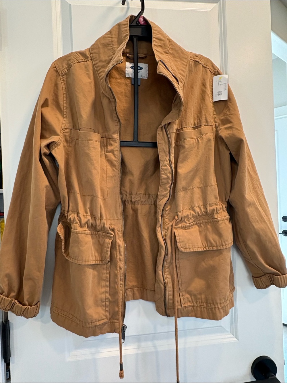 Old Navy Women's Utility Jacket in Caramel Brown